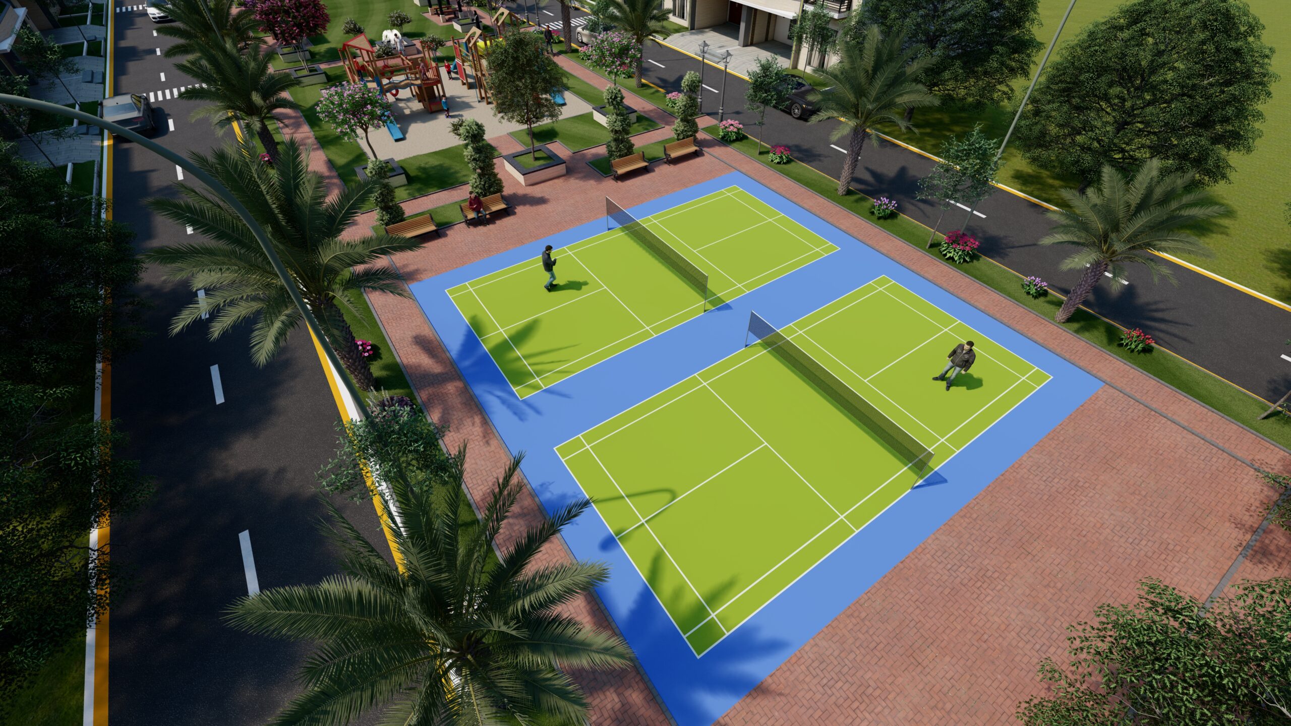 Park 01 3d views_12 - Photo